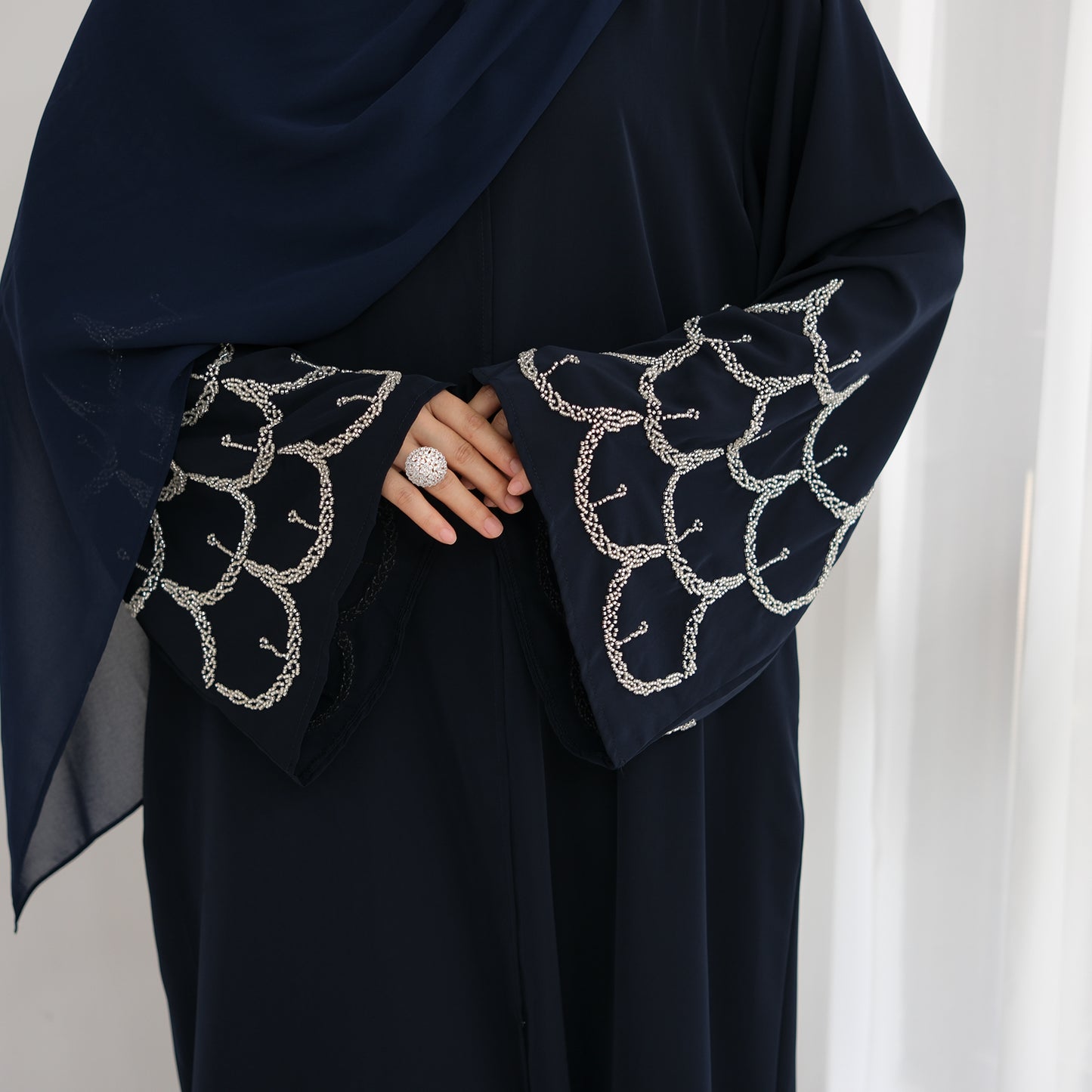Aziza Embellished Abaya - 4 Colours