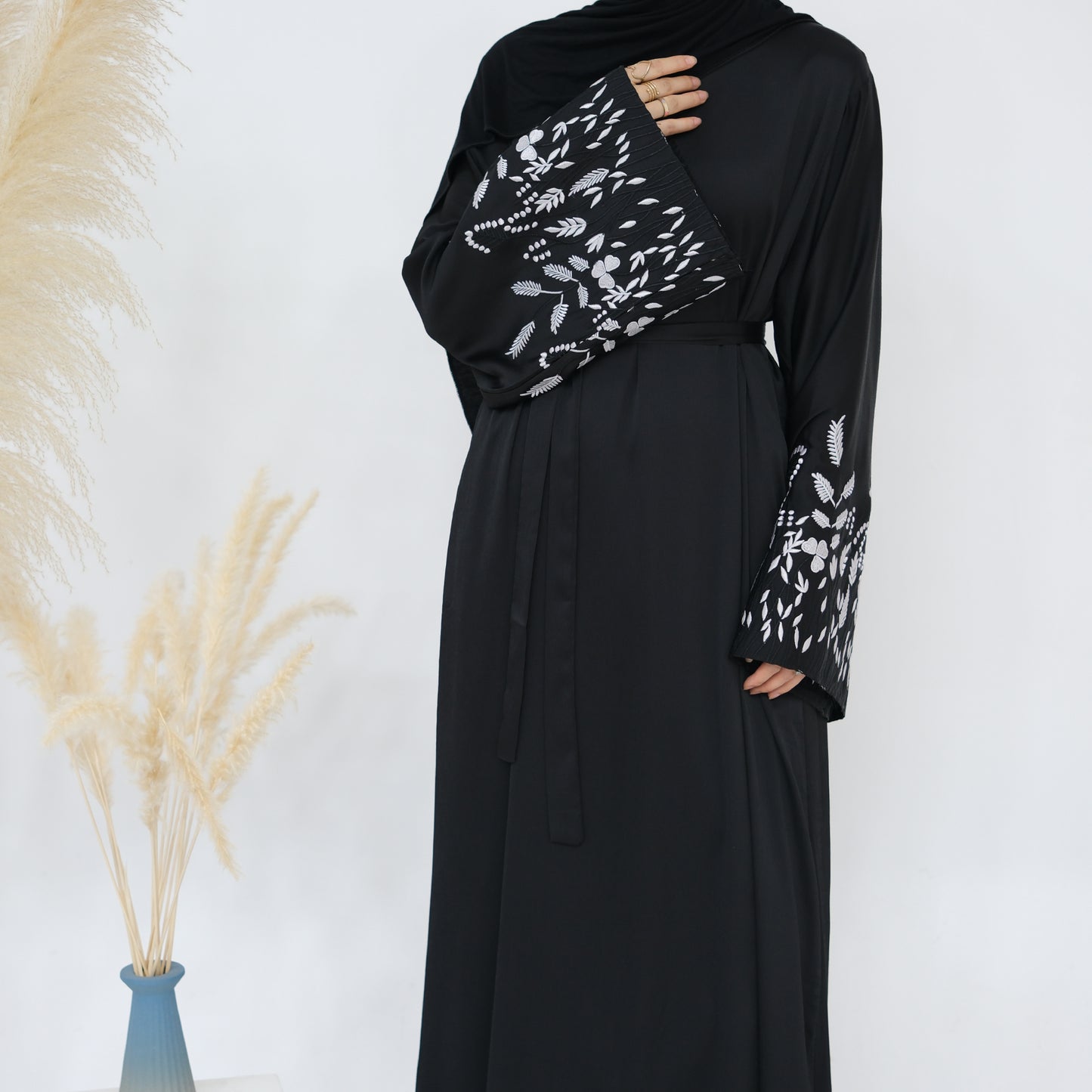 Samreen Embroidered Abaya - 3 Colours