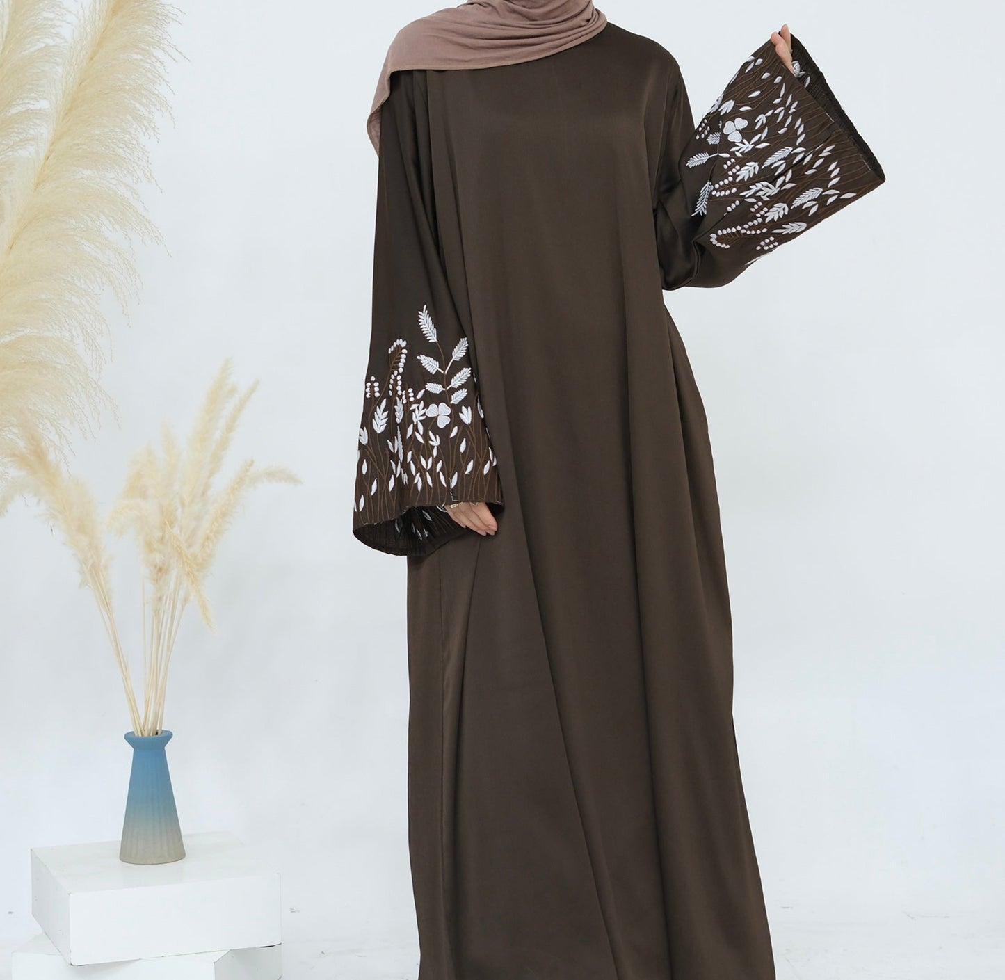 Samreen Embroidered Abaya - 3 Colours