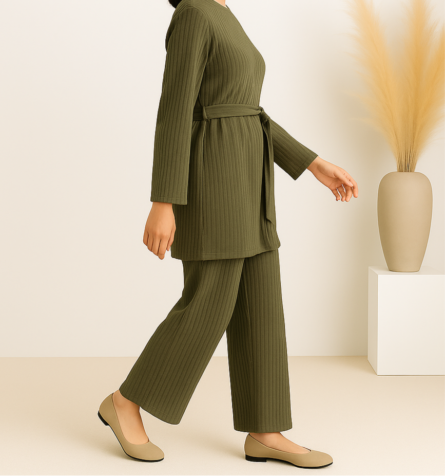 Soft Ribbed Co-ord - 2 Colours