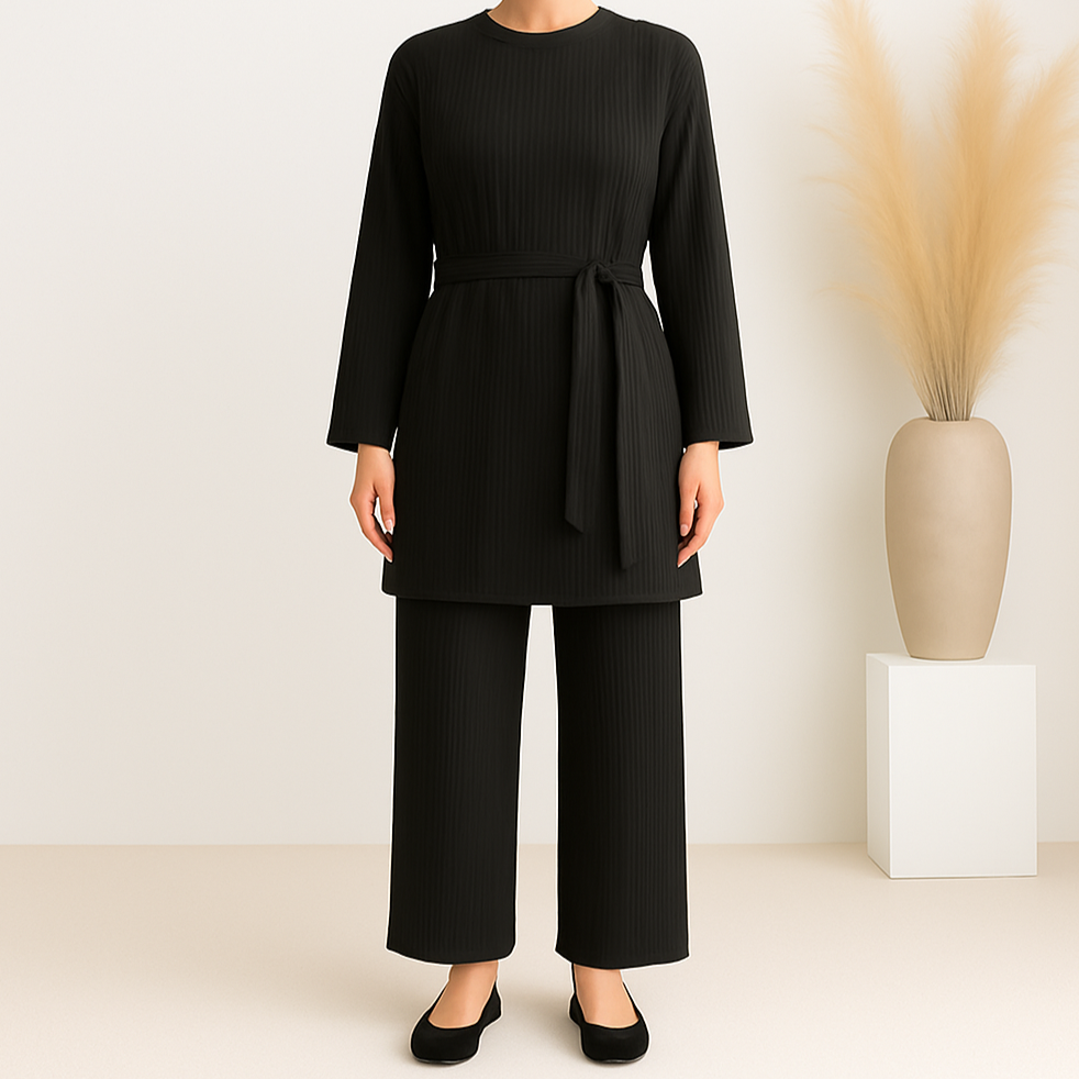 Soft Ribbed Co-ord - 2 Colours