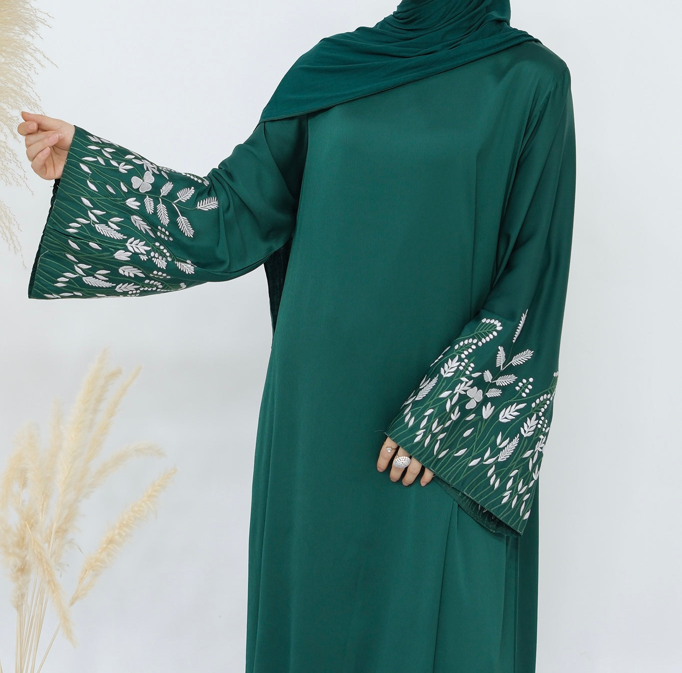 Samreen Embroidered Abaya - 3 Colours