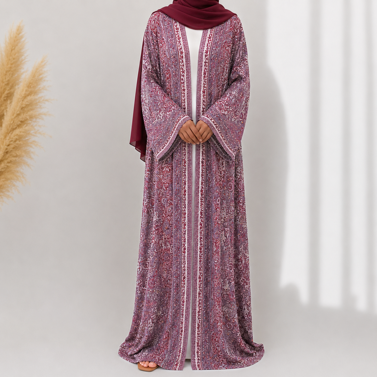 Pashmina Abaya 3 Piece Set - 5 Colours