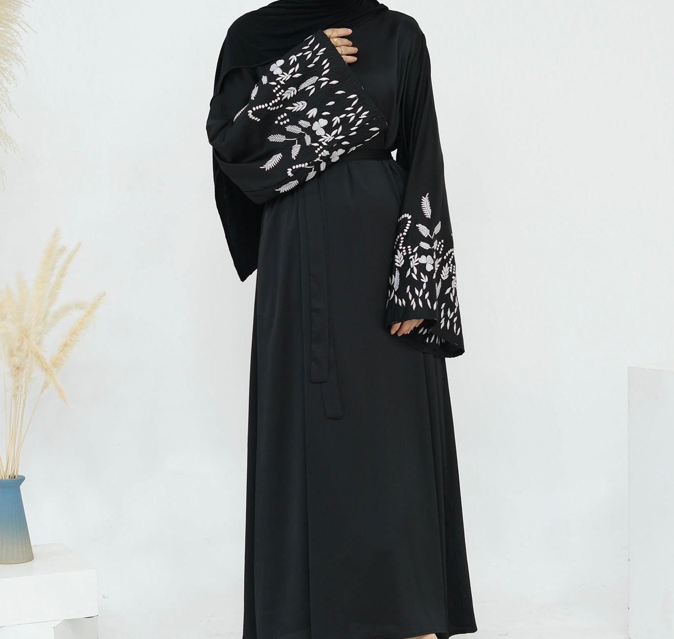 Samreen Embroidered Abaya - 3 Colours