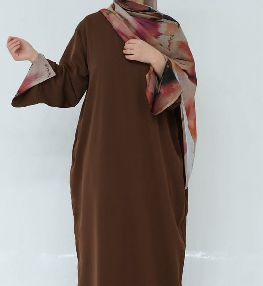 Mia Abaya & Hijab Set - 3 Colours