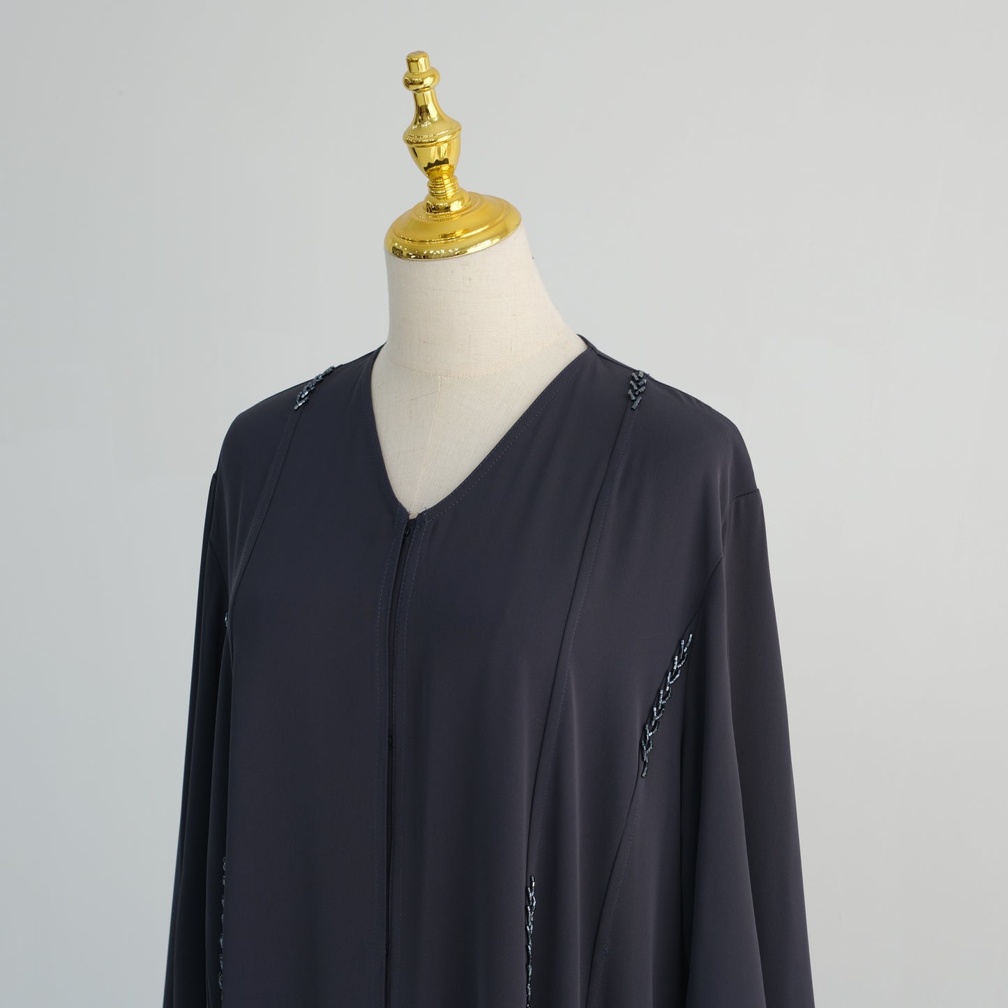 Hamna Beaded Abaya - 3 Colours