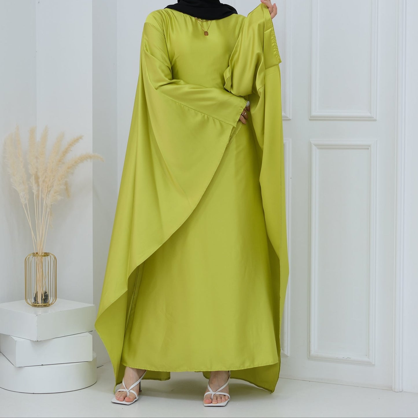 Cape Maxi Dresses - 3 Colours