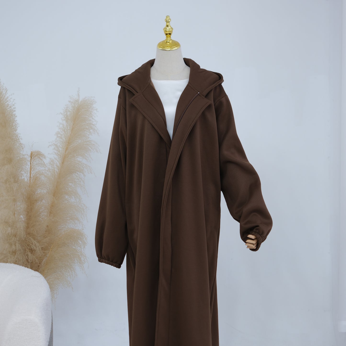Hooded Abaya Coat - 2 Colours