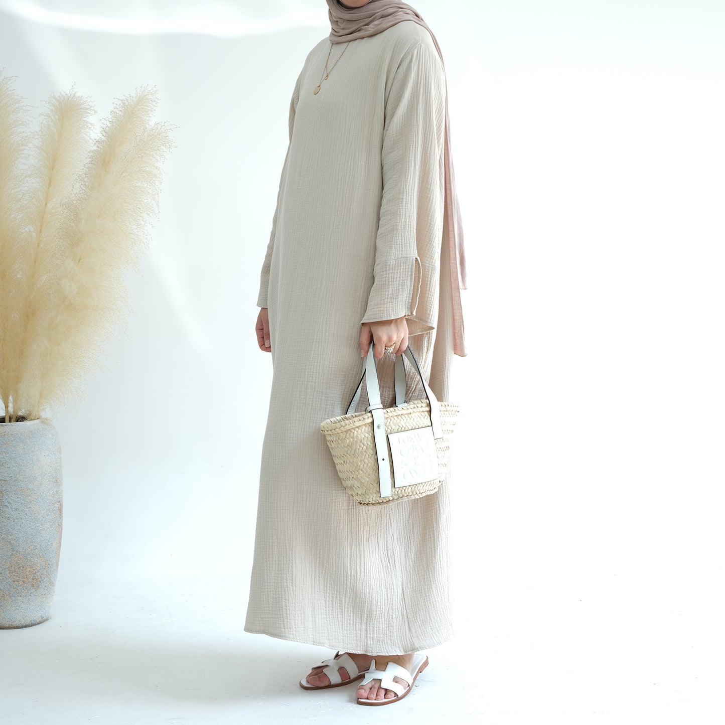 Maha Cotton Closed Abaya - 3 Colours