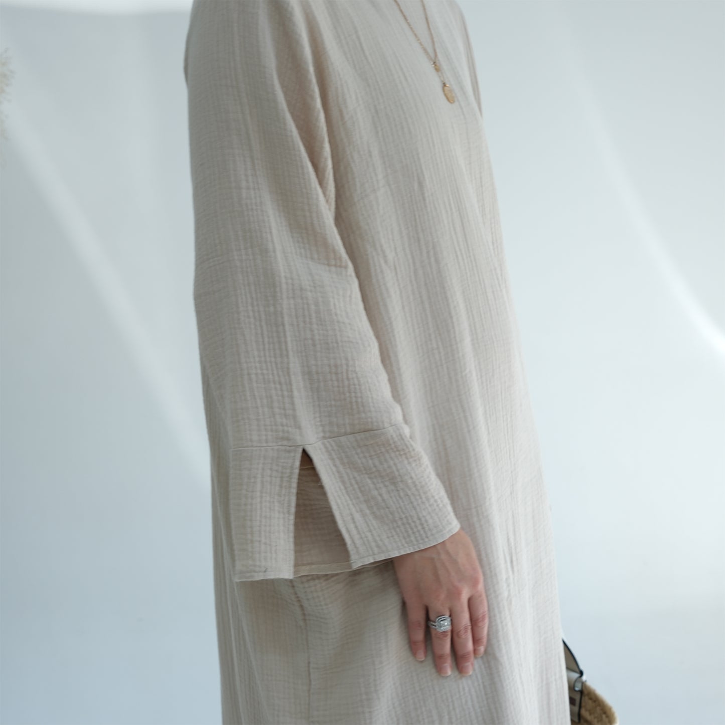 Maha Cotton Closed Abaya - 3 Colours