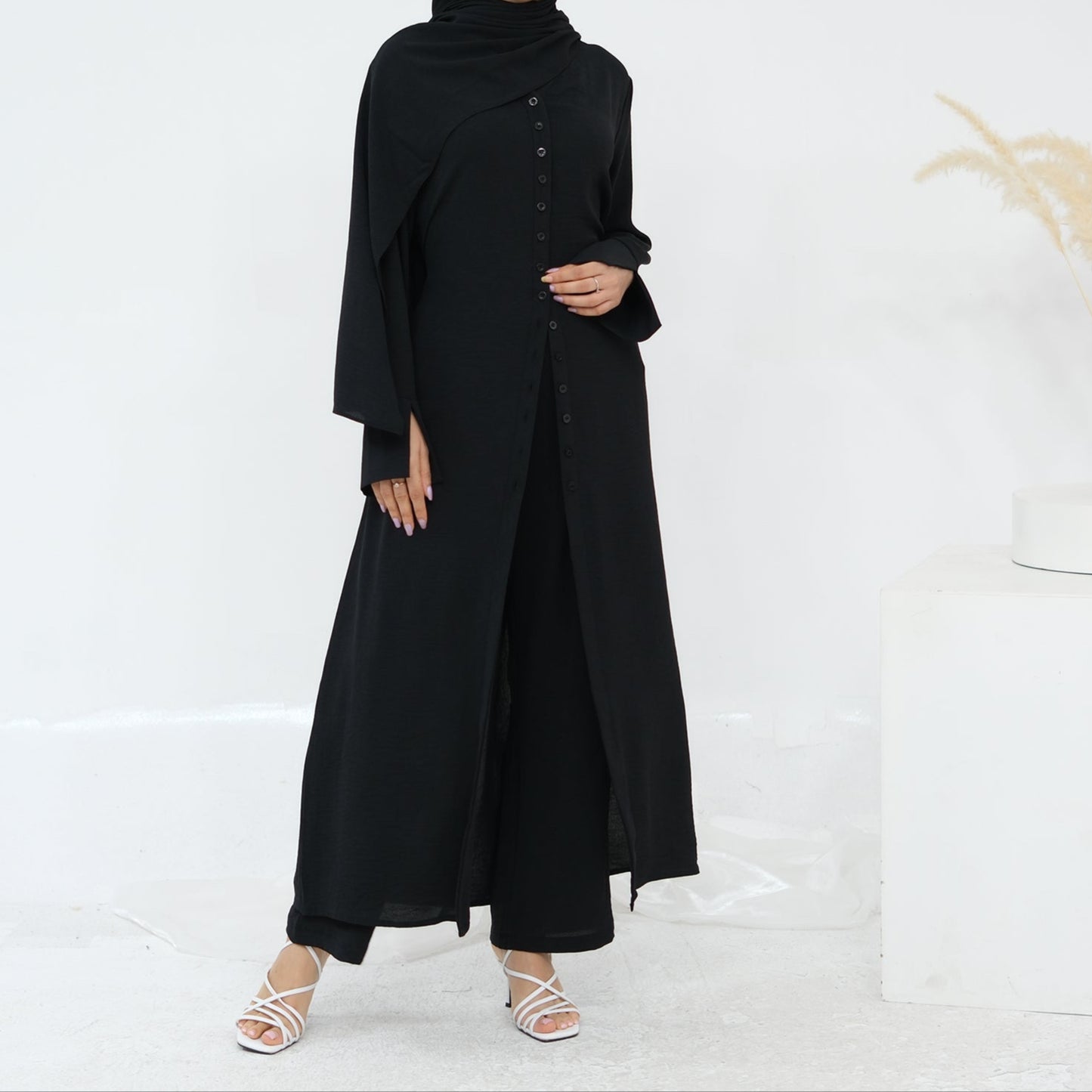 Abaya Co-ord Set - 5 Colours