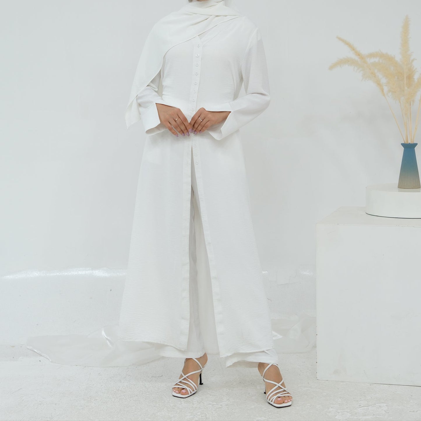 Abaya Co-ord Set - 5 Colours