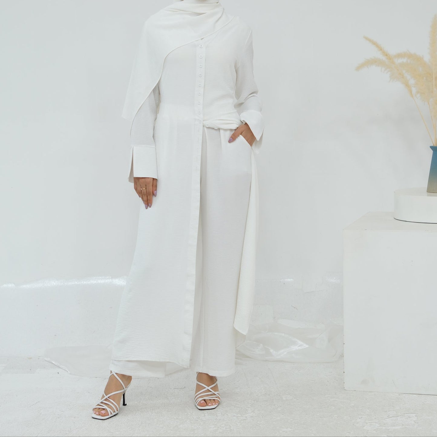 Abaya Co-ord Set - 5 Colours