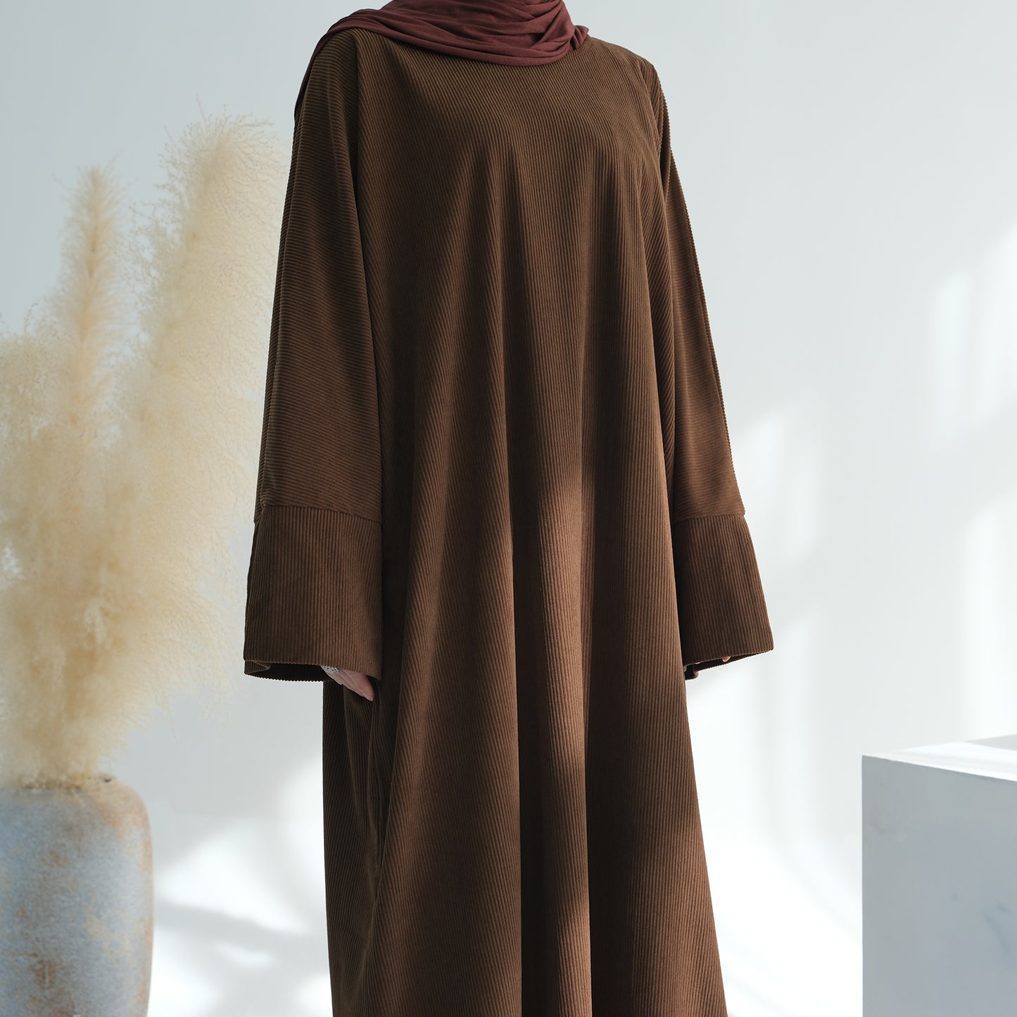 Corduroy Closed Abaya - 4 Colours