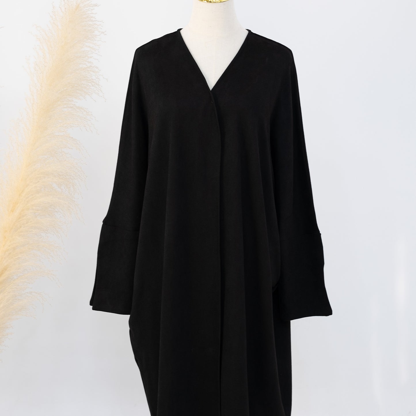 Suede Abaya Coat - 4 Colours