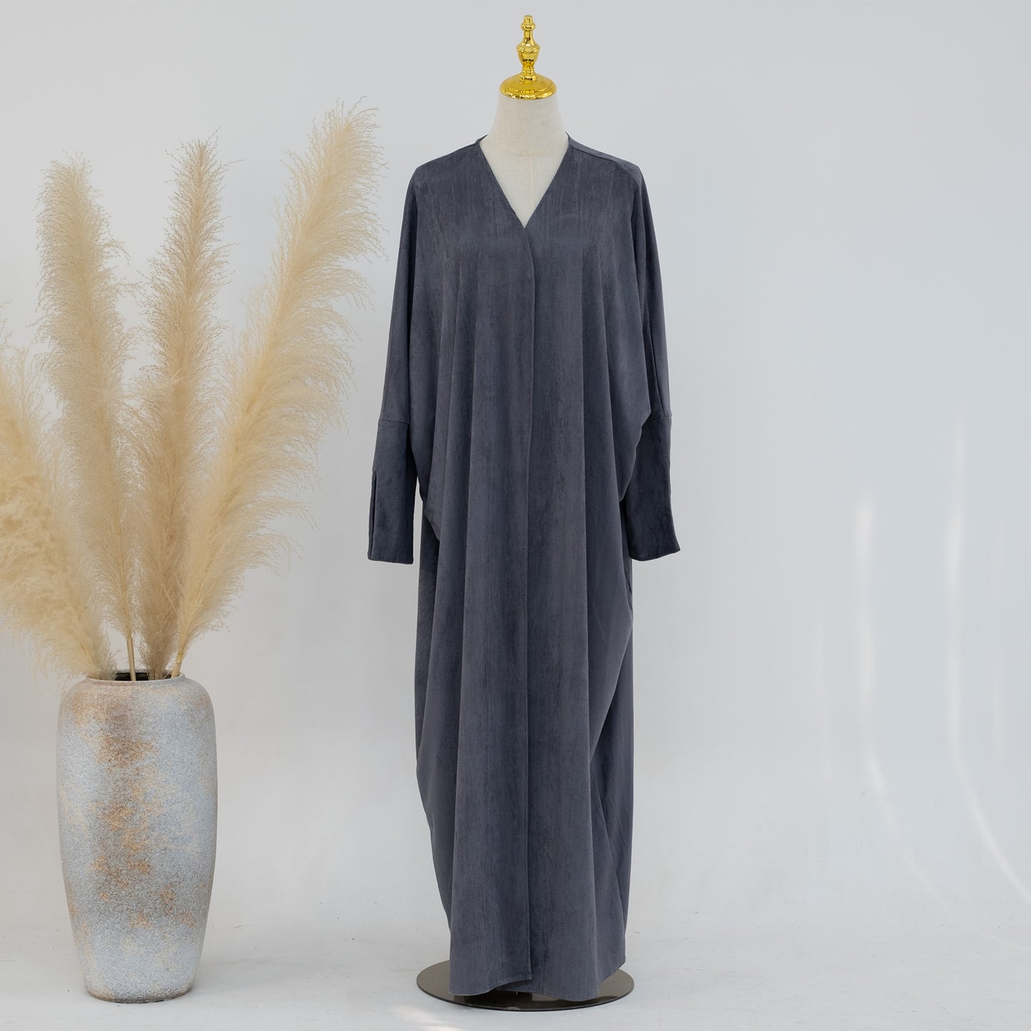 Suede Abaya Coat - 4 Colours