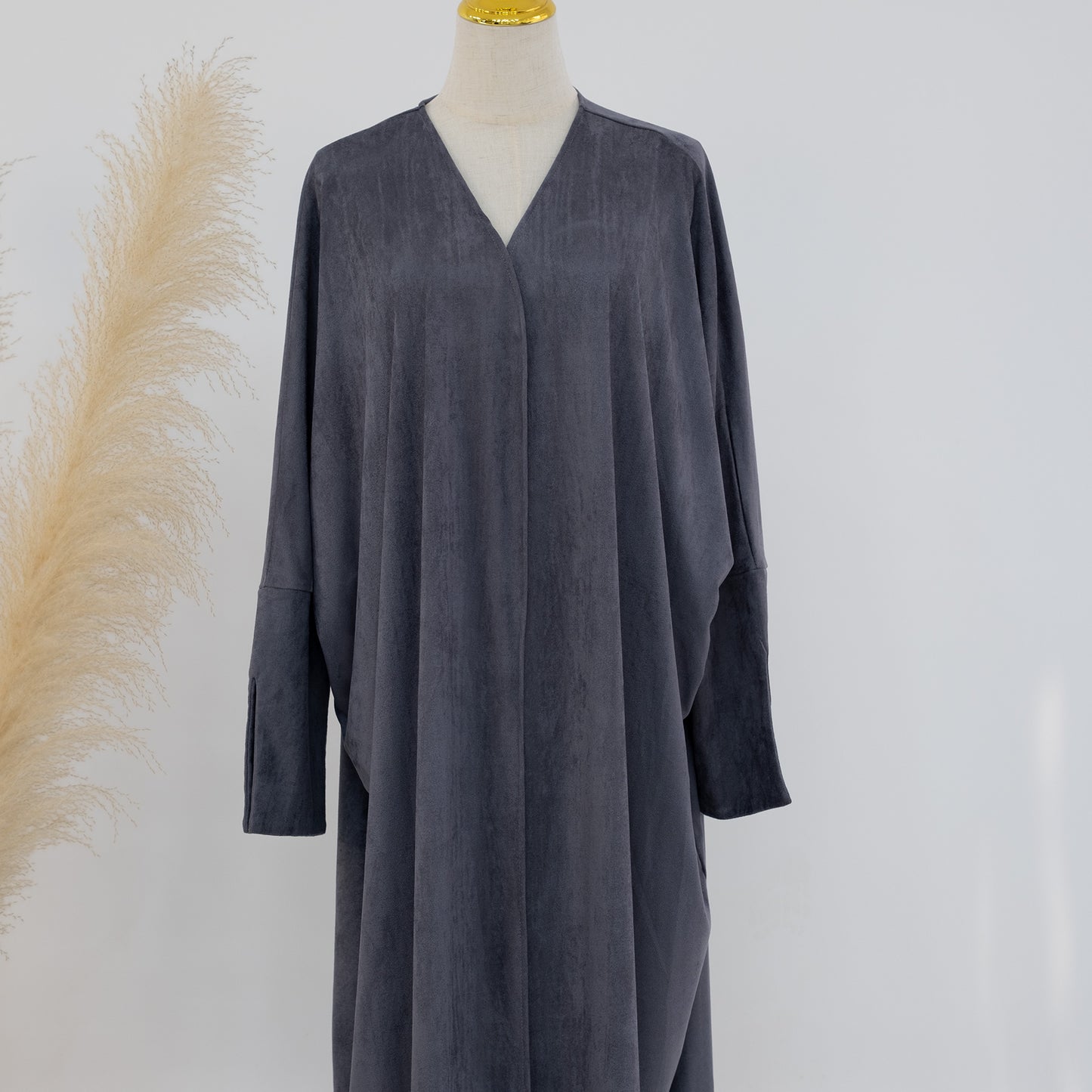 Suede Abaya Coat - 4 Colours