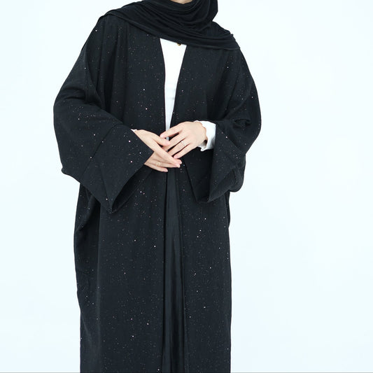 Ayra Glitter Abaya Coat - 4 Colours