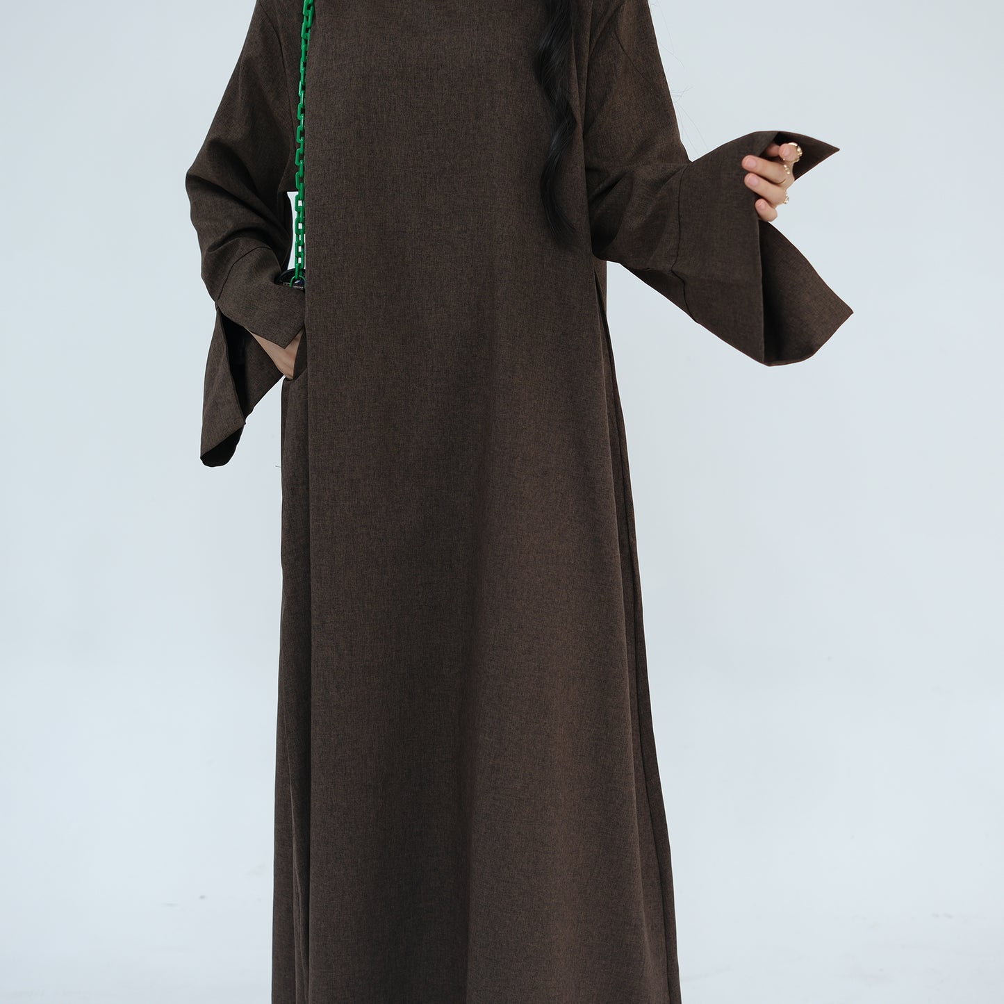 Closed Linen Abaya - 3 Colours