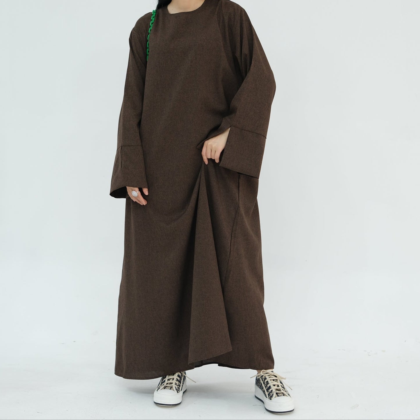 Closed Linen Abaya - 3 Colours