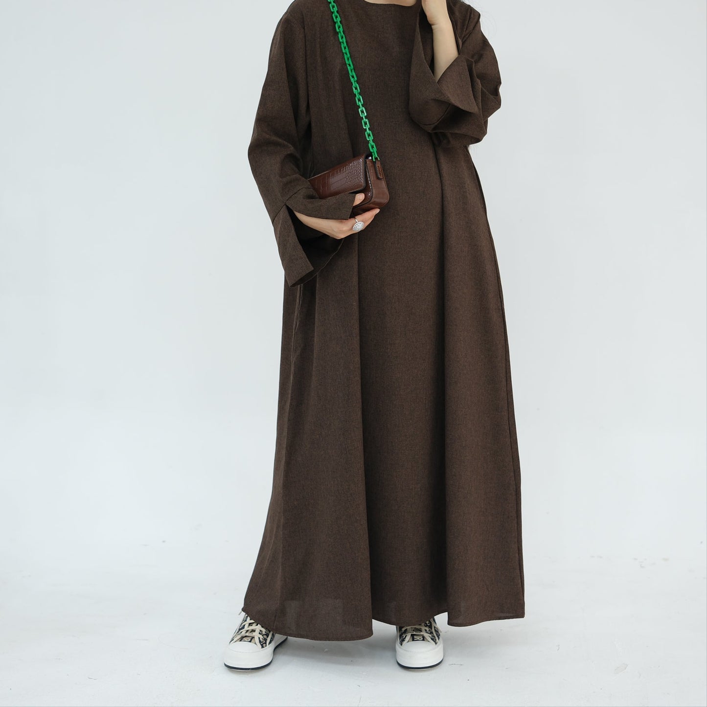 Closed Linen Abaya - 3 Colours