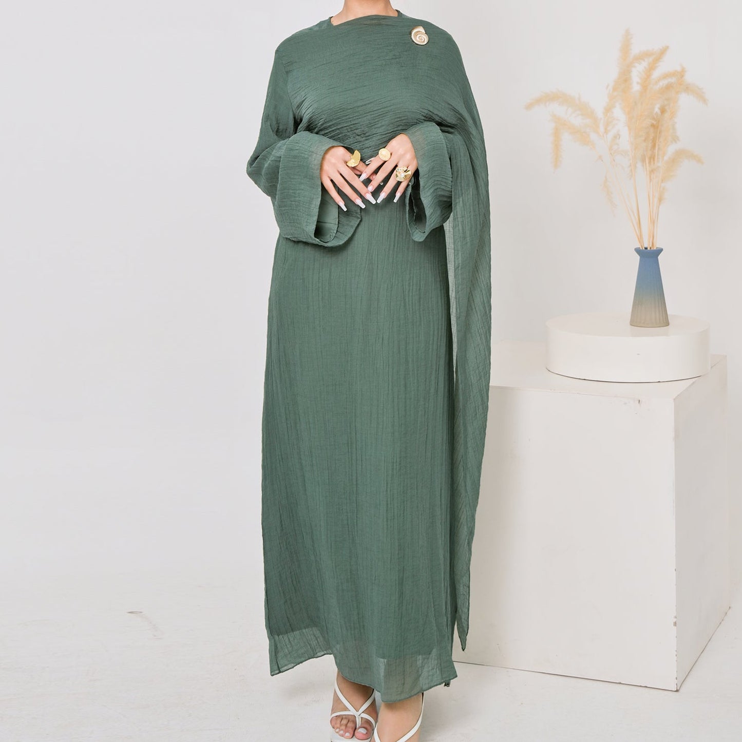 Sara Cape Dress - 4 Colours
