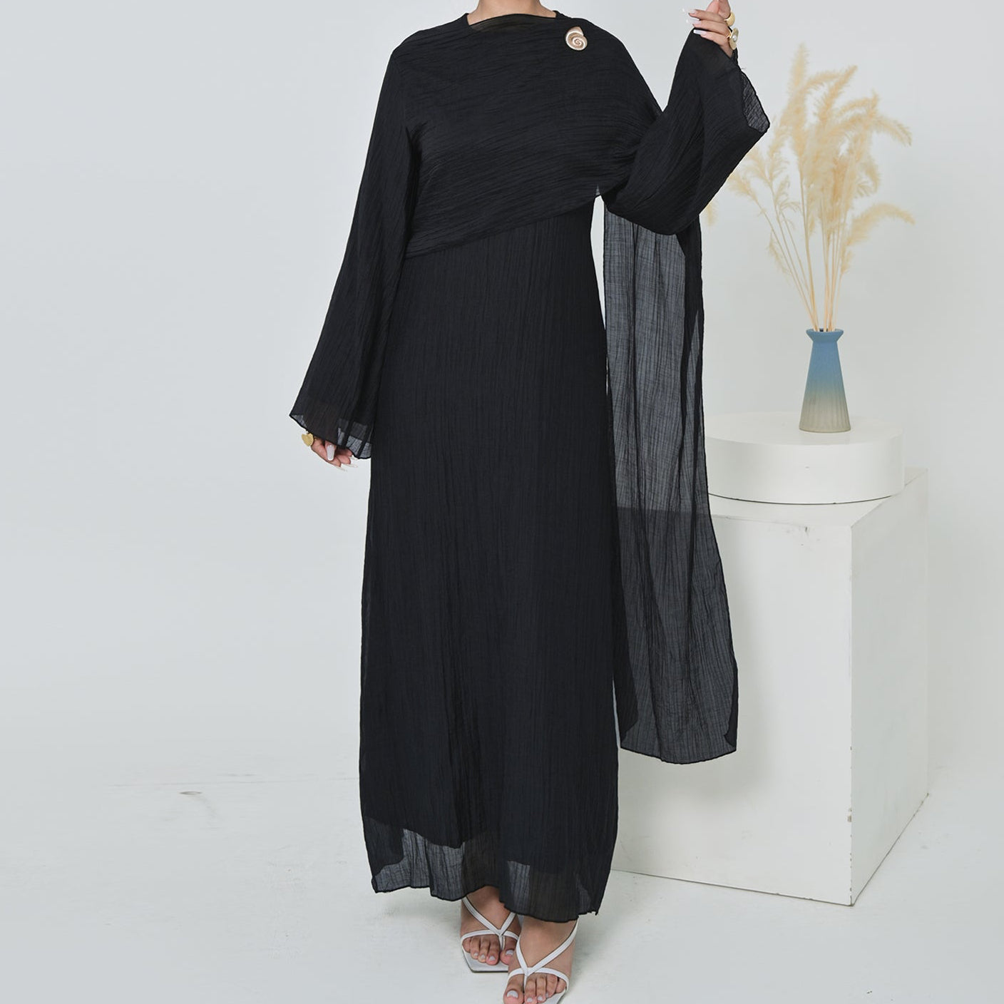 Sara Cape Dress - 4 Colours
