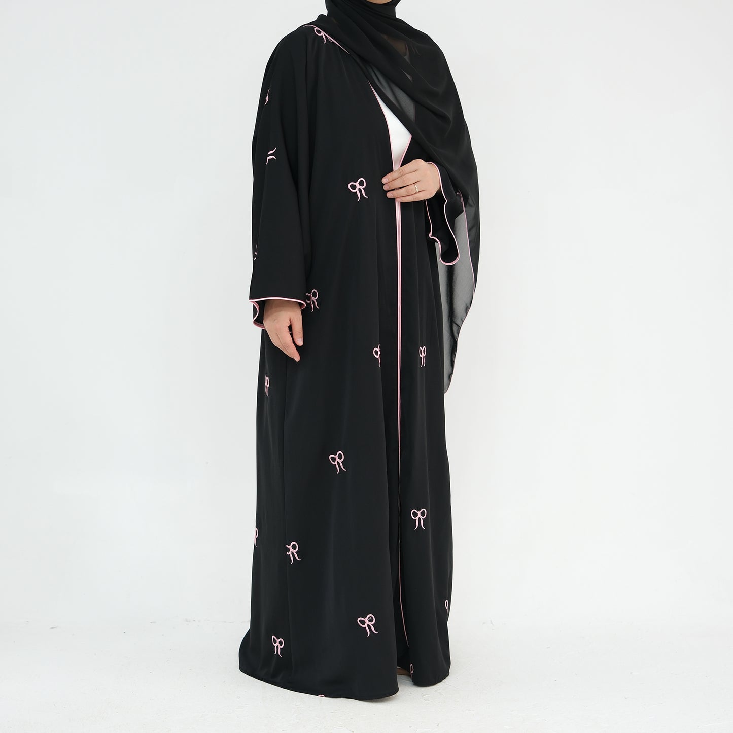 Bow Abaya & Hijab Set