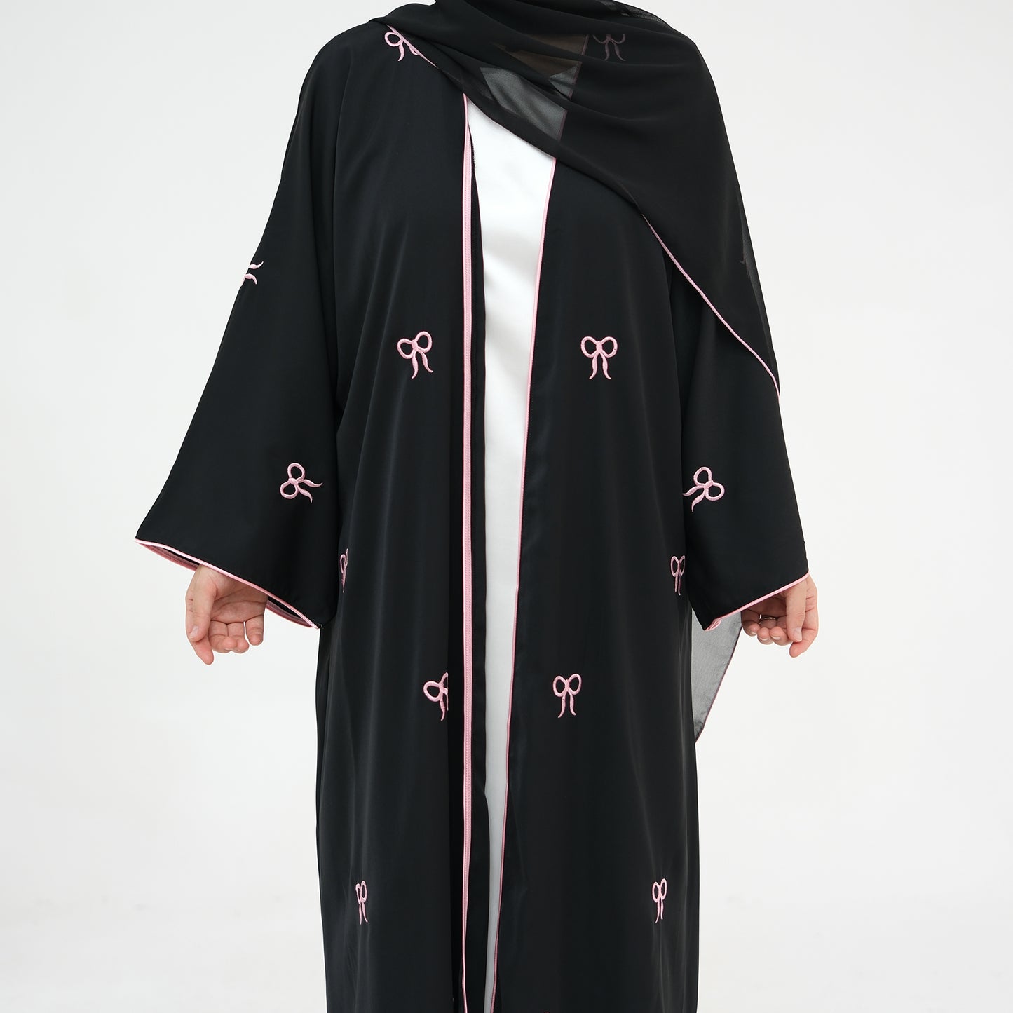 Bow Abaya & Hijab Set