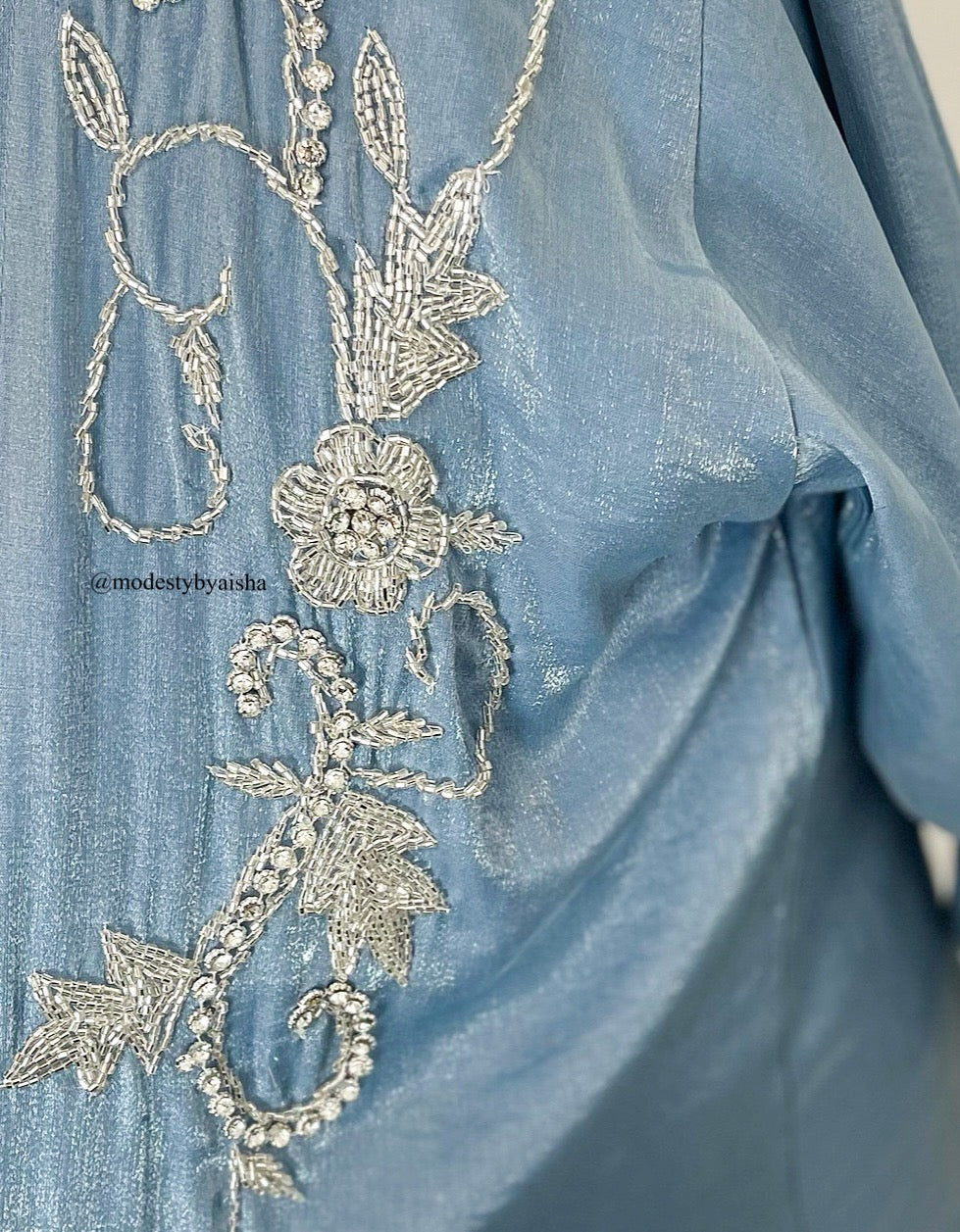 Ziya Embellished Abaya - 2 Colours