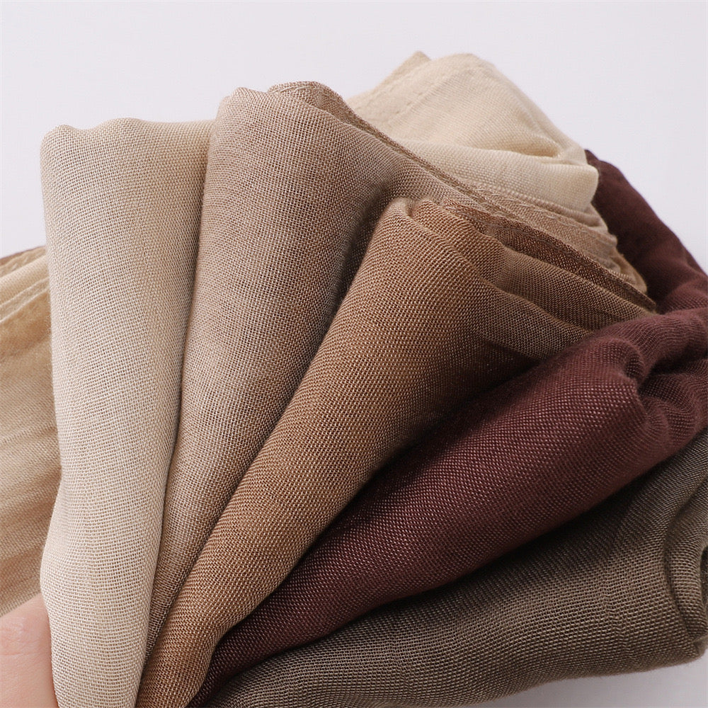 Premium Cotton Modal Hijabs - 17 Colours
