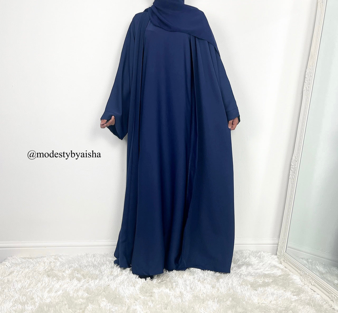 Ava Blue - 4 Piece Abaya Set