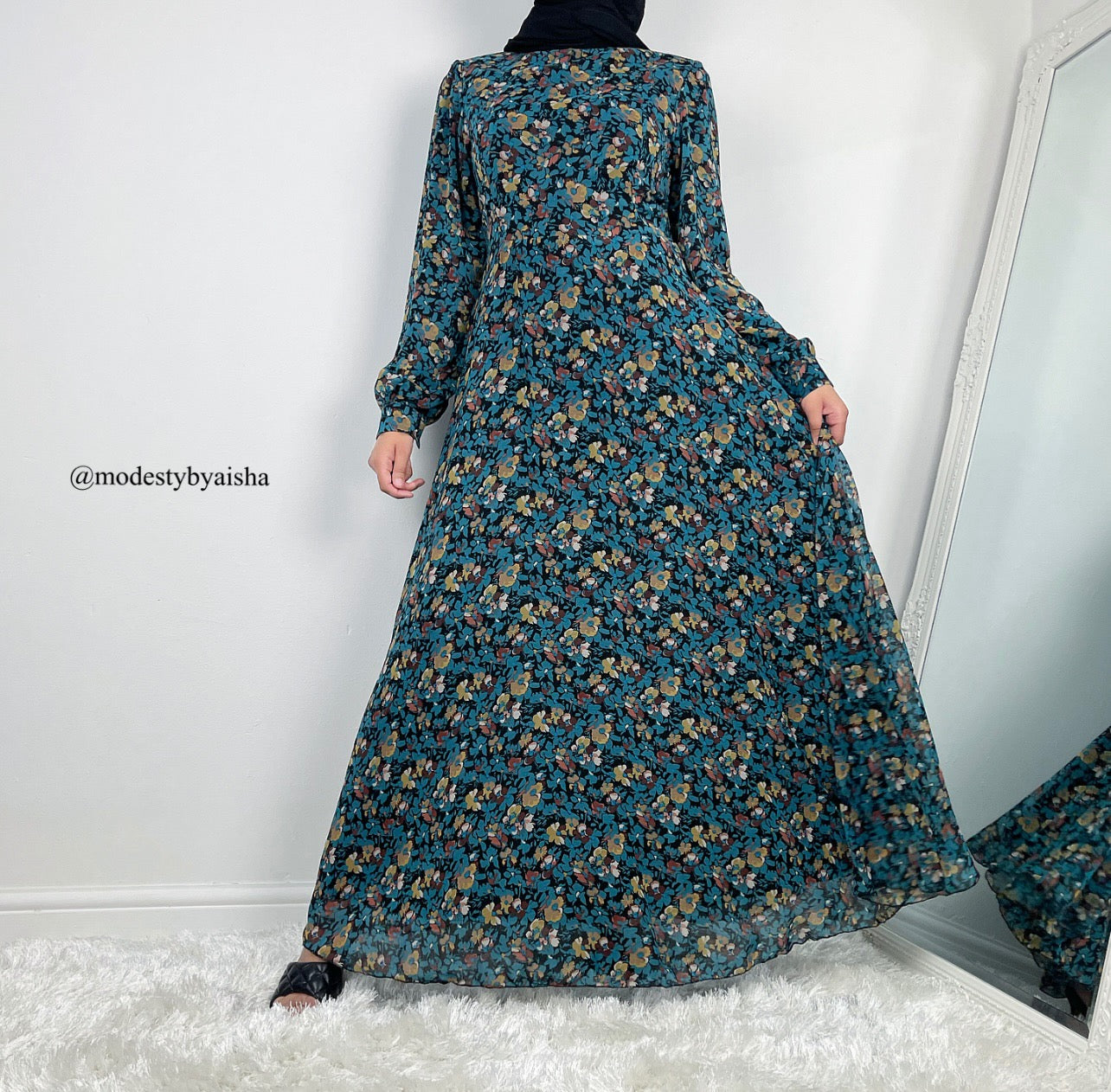 Giaa Teal - Maxi Dress