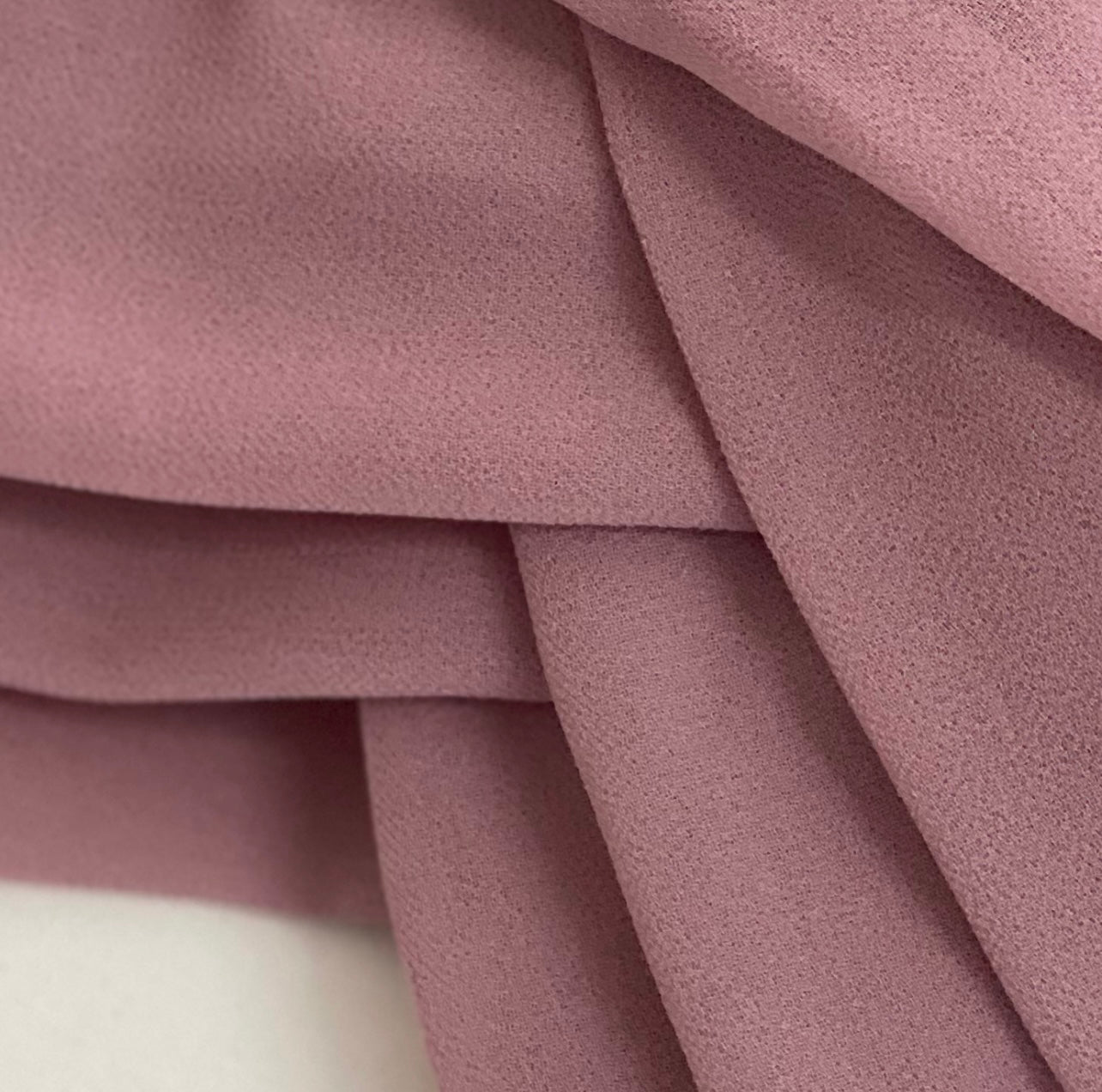 Chiffon Pleated Hijab - Baby Pink