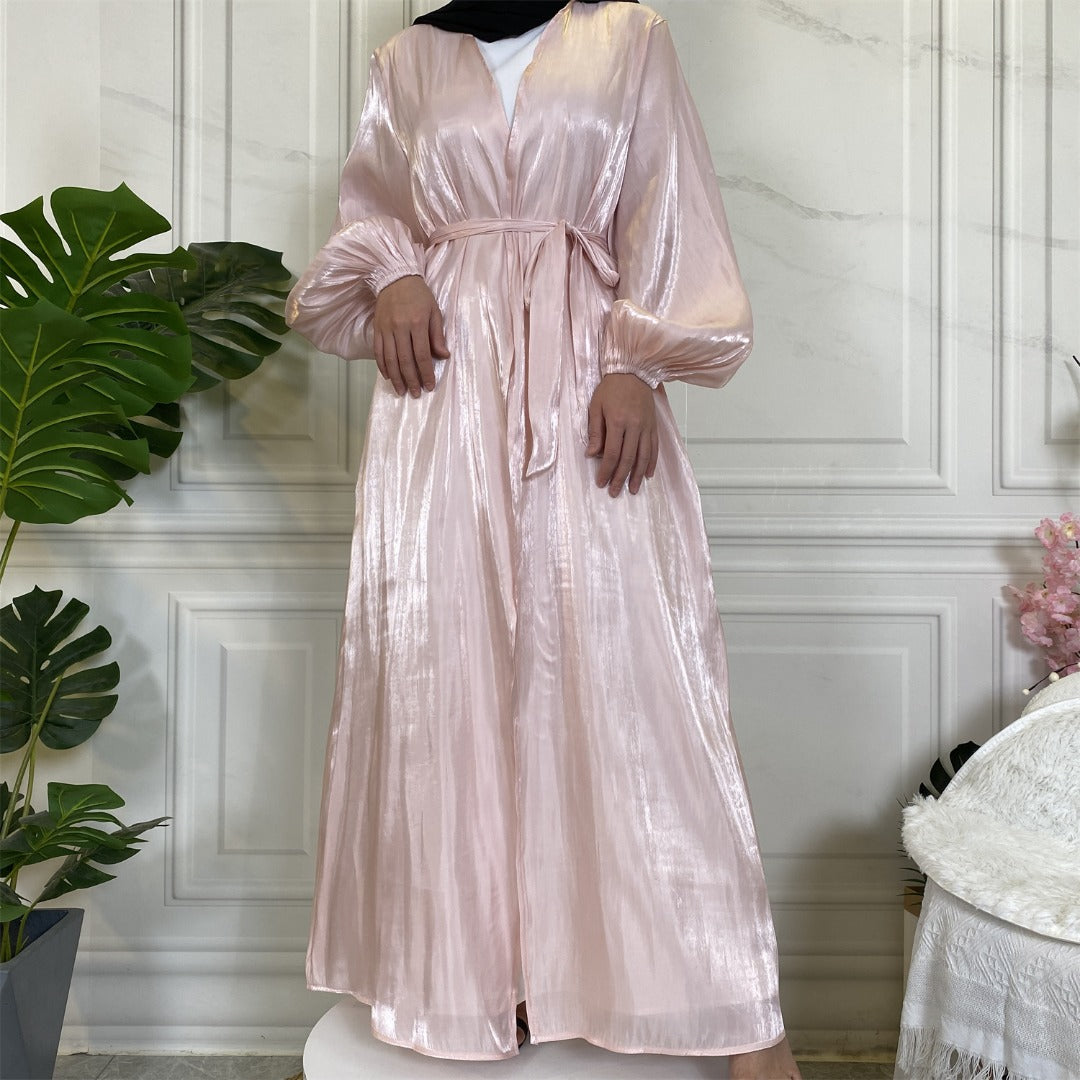 Raaya Baby Pink - Open Abaya