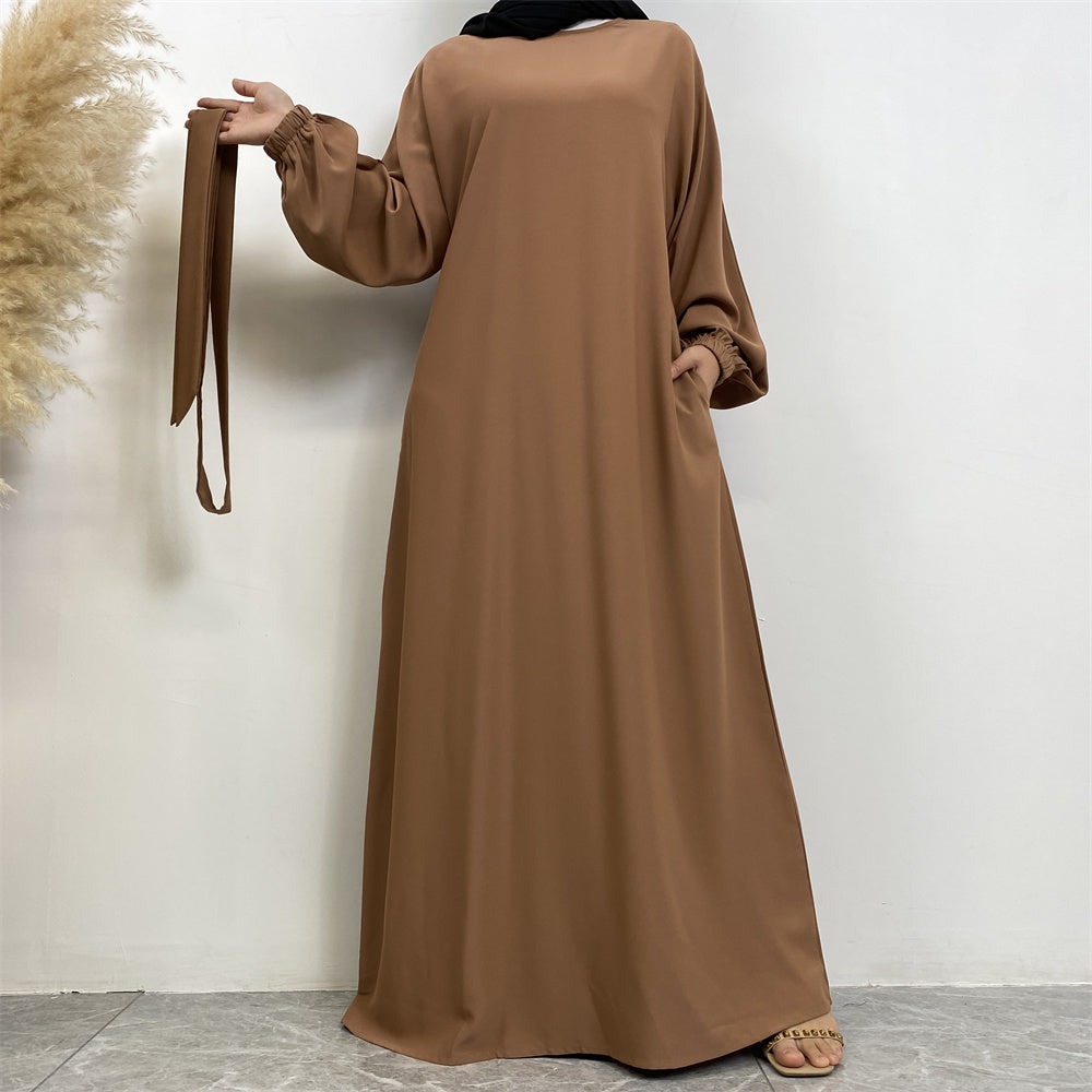 Rida Cuffed Sleeve -  Closed Abaya - 6 Colours