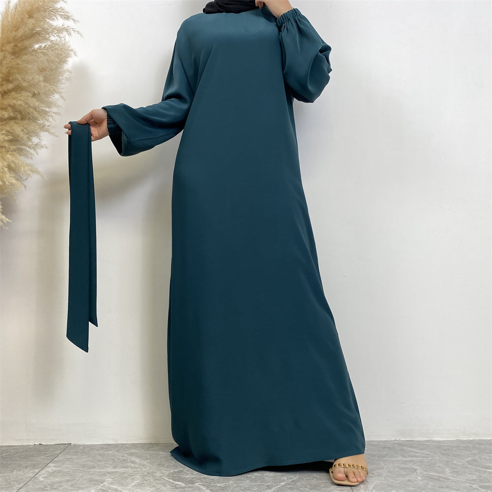 Rida Cuffed Sleeve -  Closed Abaya - 6 Colours