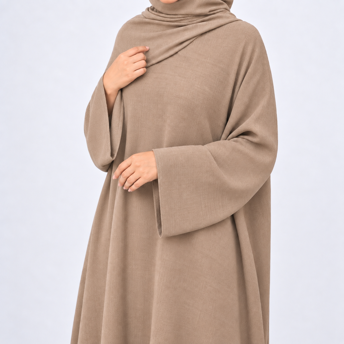 Cotton Abaya & Hijab Set
