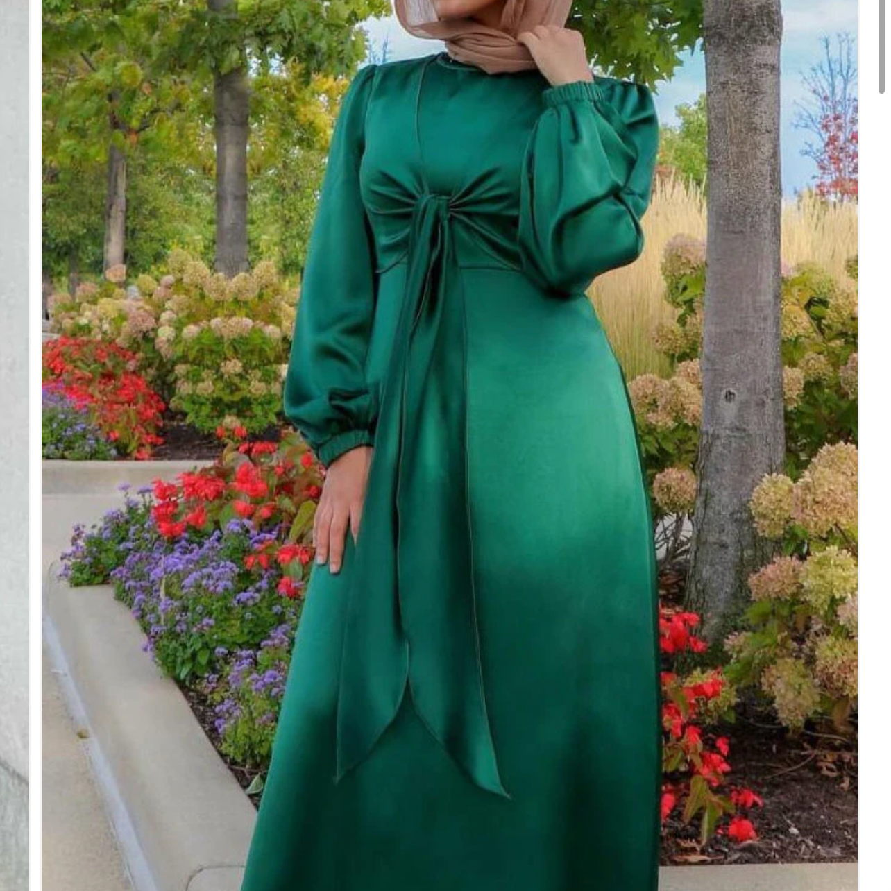Satin Dress - Black