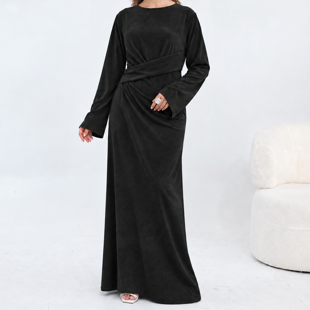 Suede Maxi Dress