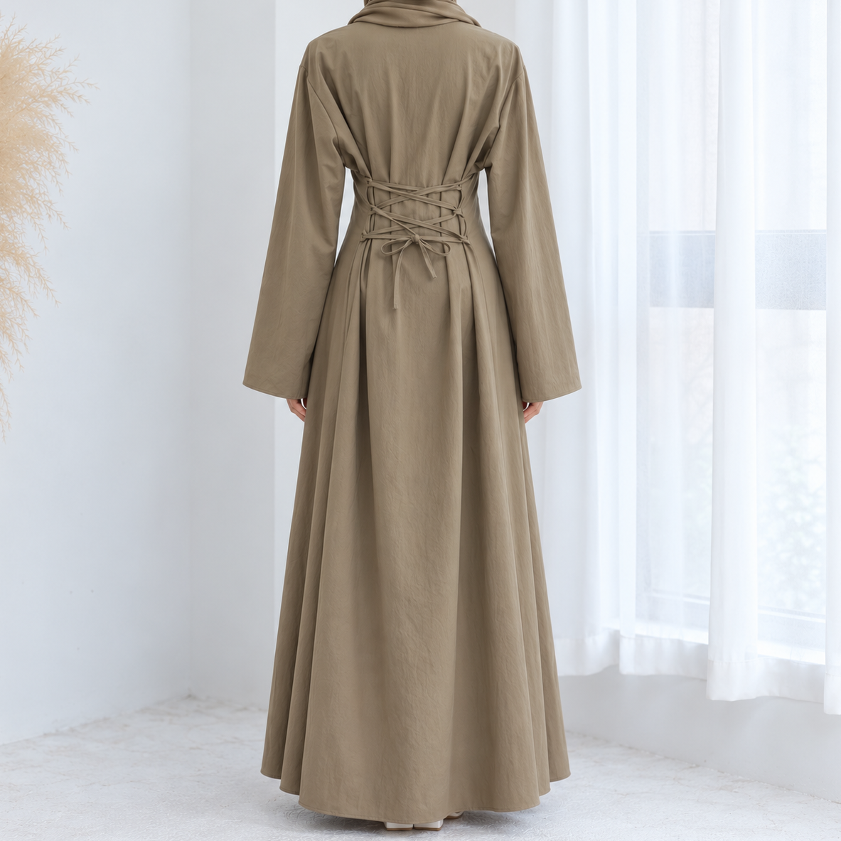 Cotton Abaya Dress