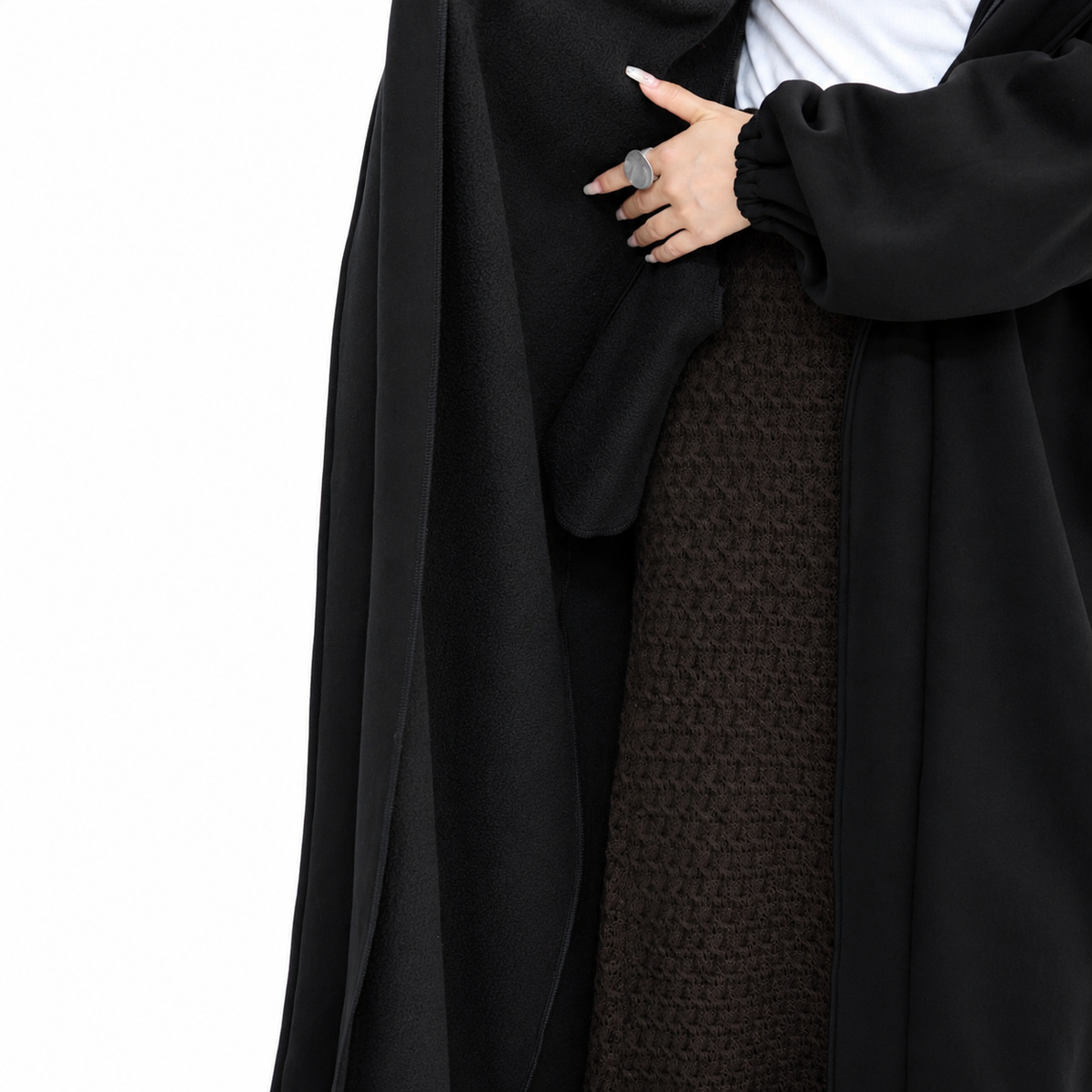 Hooded Abaya Coat - 2 Colours