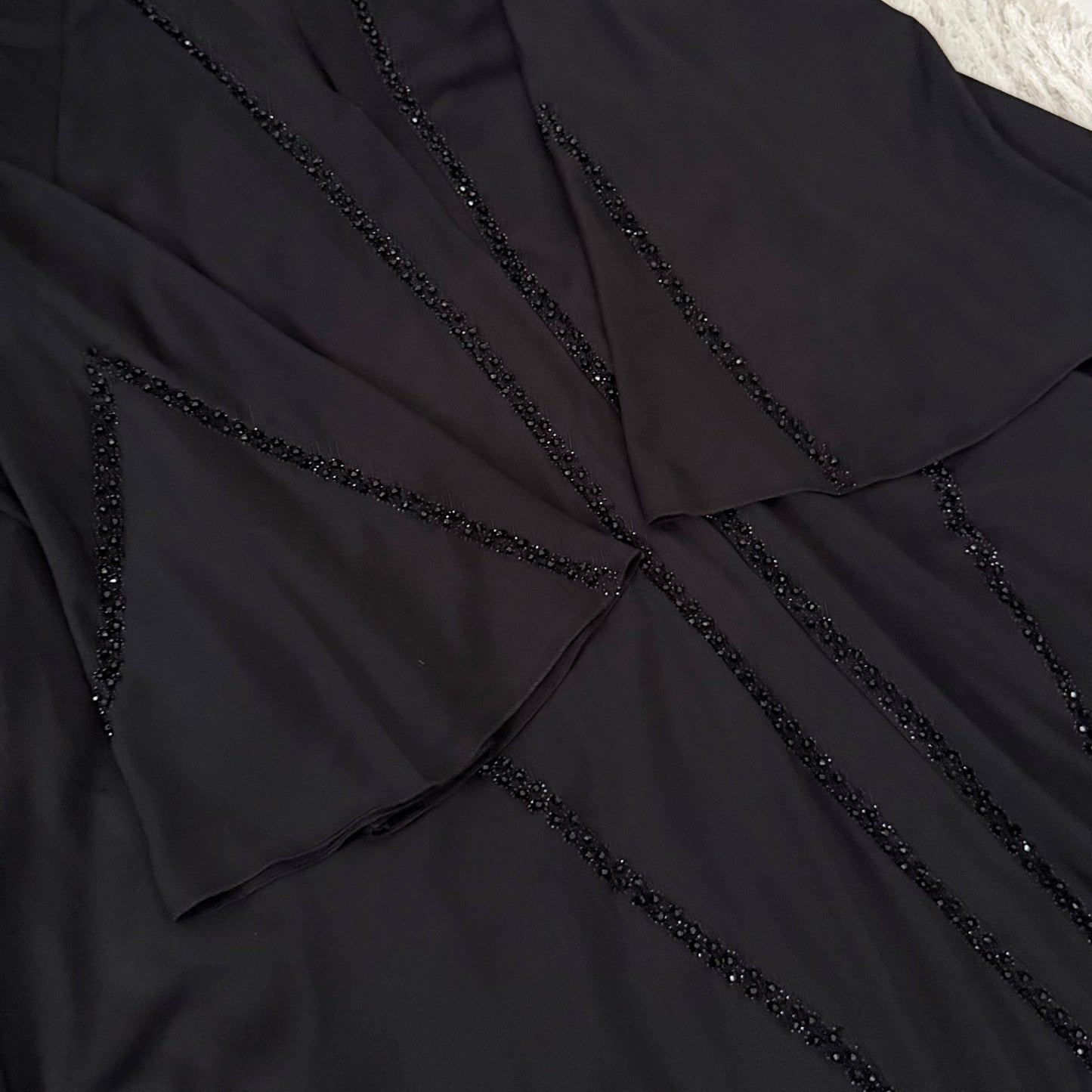 Ayla Beaded Abaya - 3 Piece Set - 3 Colours