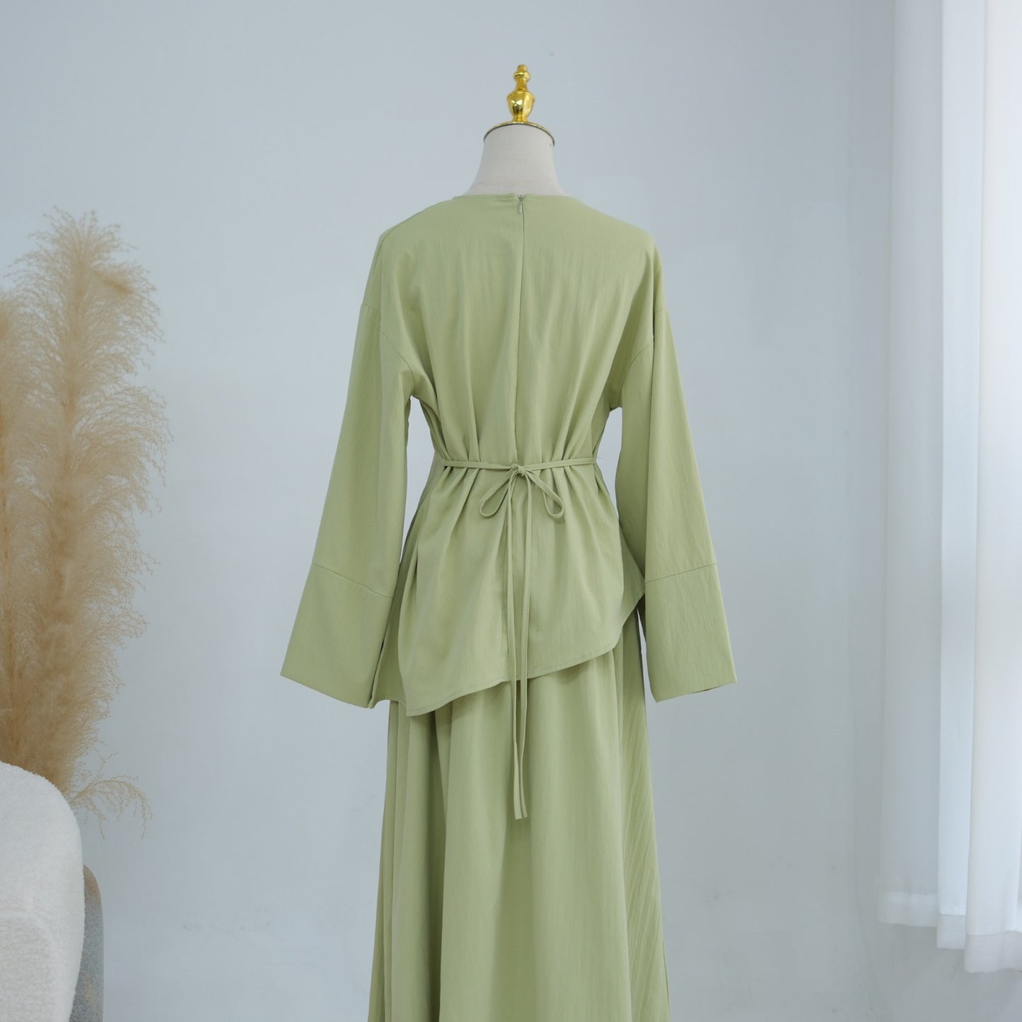 Asymmetrical Blouse & Skirt Co-Ord Set - 3 Colours