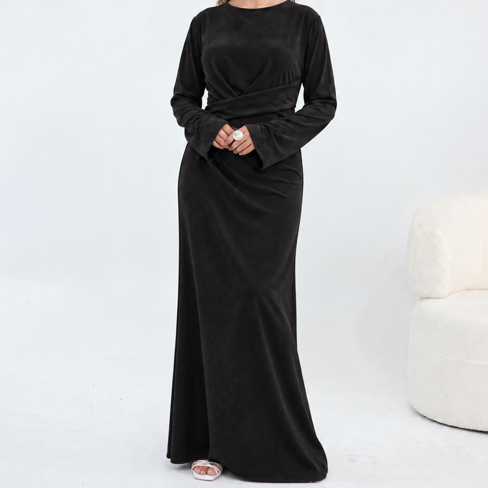 Suede Maxi Dress