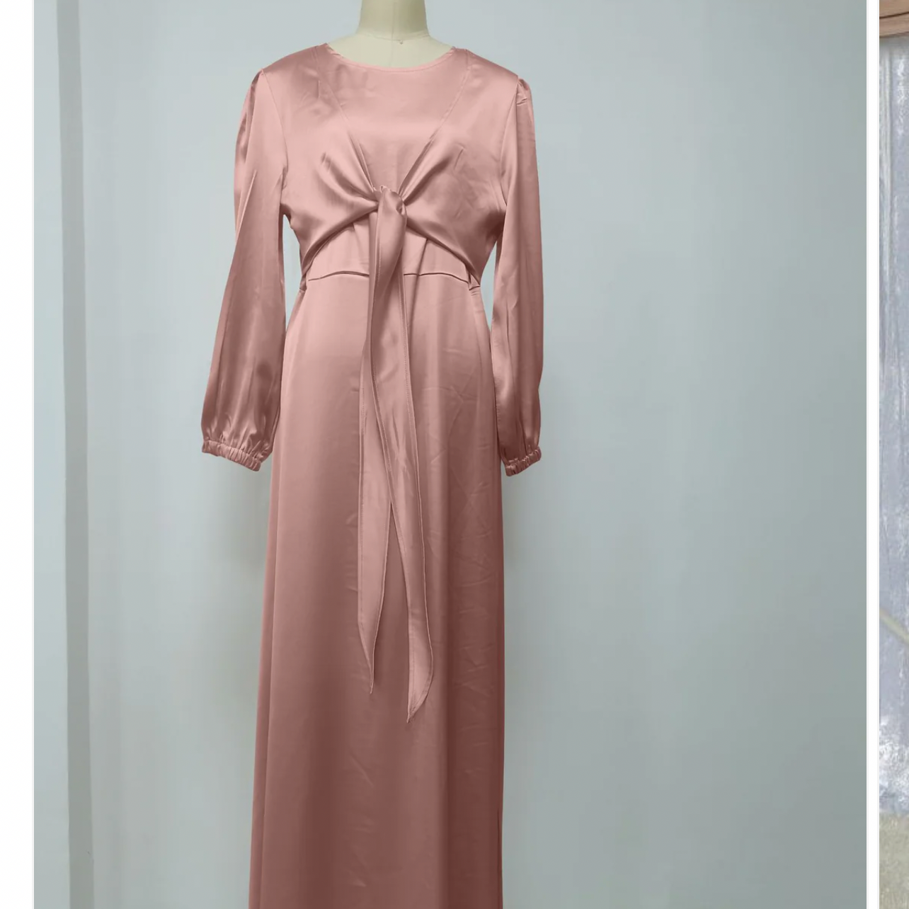Satin Dress - Black