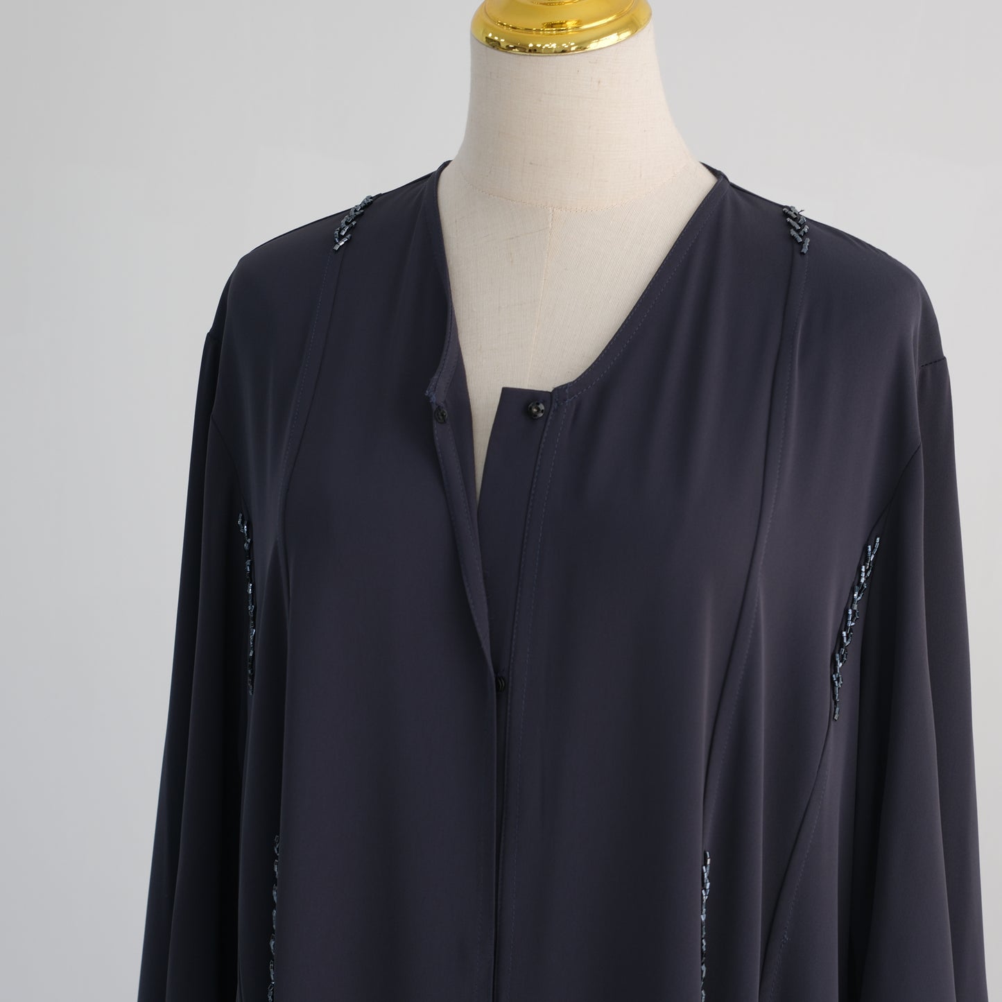 Hamna Beaded Abaya - 3 Colours