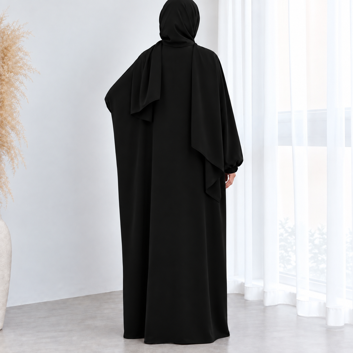 Instant Prayer Abaya & Attached Hijab
