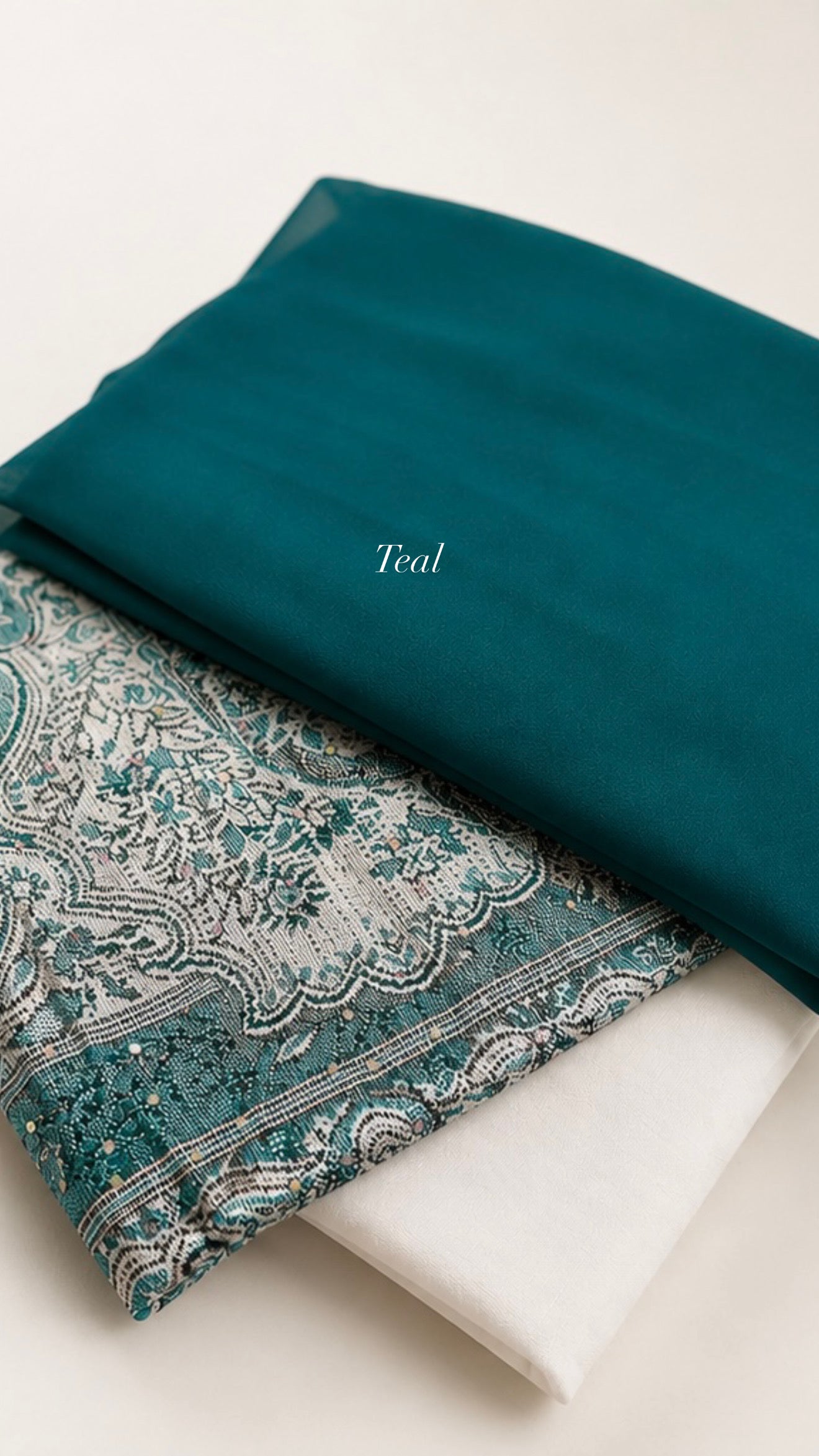 Pashmina Abaya 3 Piece Set - 5 Colours