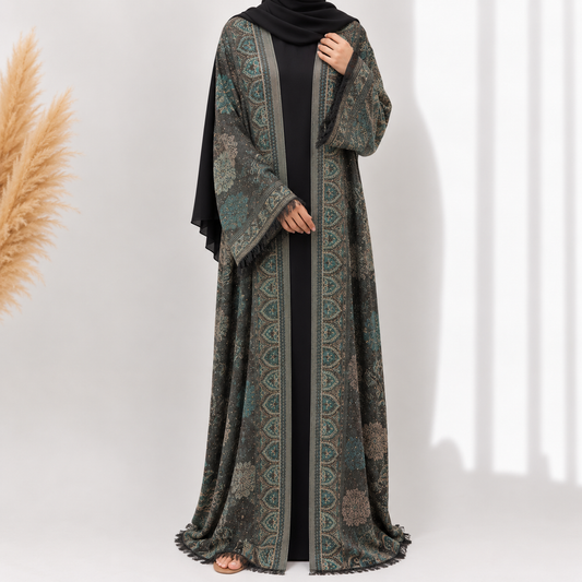 Pashmina Abaya 3 Piece Set
